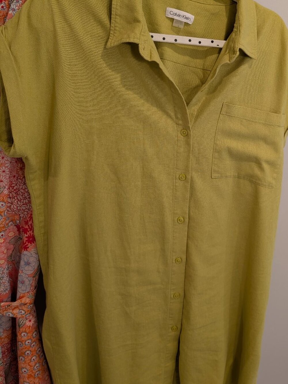 Easy little dress, fun green